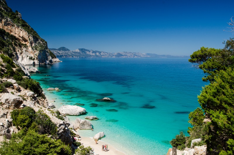 coast of Sardinia.